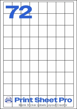 72UP 72UP_LL-24x32 template for Labels On Sheets