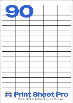 90UP 90UP_LL-40x15 template for Labels On Sheets