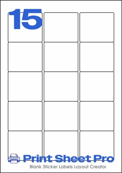 15UP LP15-59 template for Label Planet