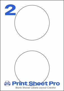 2UP LP2-115R template for Label Planet