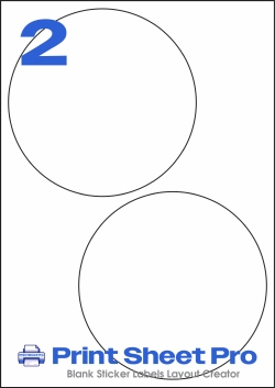 2UP LP2-144R template for Label Planet