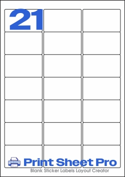 21UP LP21-63 template for Label Planet