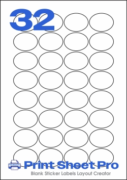 32UP LP32-40OV template for Label Planet