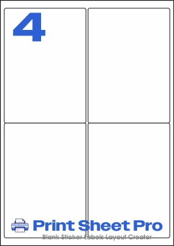 4UP MR107 template for Mr-Label