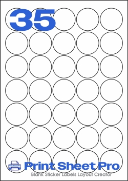 35UP MR118 template for Mr-Label