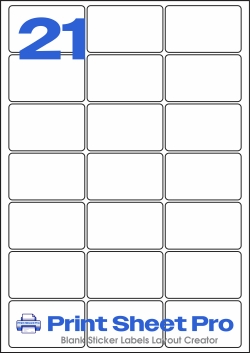21UP MR125 template for Mr-Label