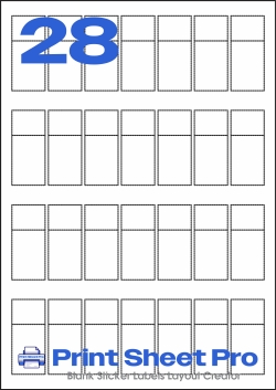 28UP MR178 template for Mr-Label