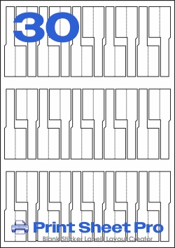 30UP MR180 template for Mr-Label