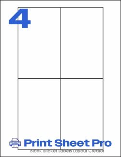 4UP MR306 template for Mr-Label