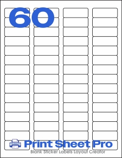 60UP MR323 template for Mr-Label