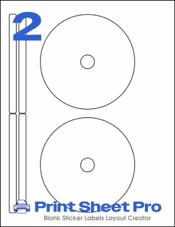 2UP MR331 template for Mr-Label