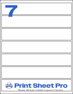 7UP MR530 template for Mr-Label