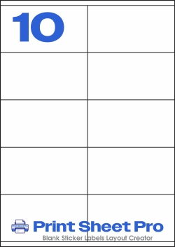 10UP MR540 template for Mr-Label