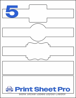 5UP MR623 template for Mr-Label