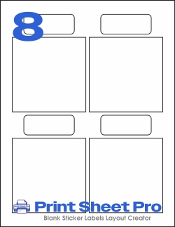 8UP MR711 template for Mr-Label