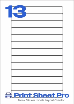 13UP MR890 template for Mr-Label