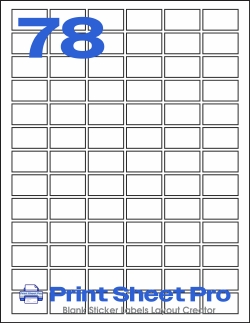78UP MR920 template for Mr-Label