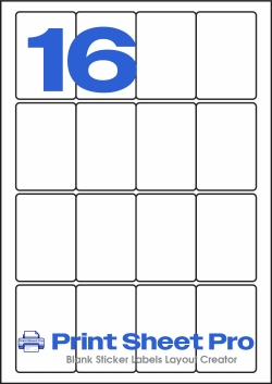 16UP 16UP_33x48_A5Q-3348 template for pimaco