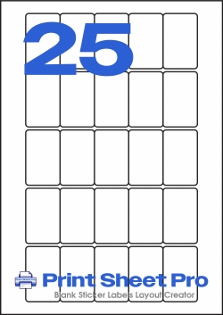 25UP 25UP_23x37_A5Q-2337 template for pimaco