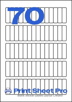 70UP 70UP_9x32_A5Q-932 template for pimaco