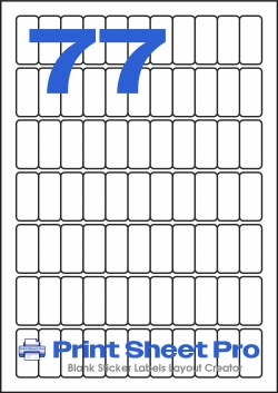 77UP 77UP_12x26_A5Q-1226 template for pimaco