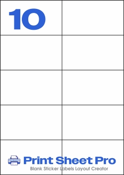 10UP 10UP_105x59_LBC10559 template for Perfect Labels