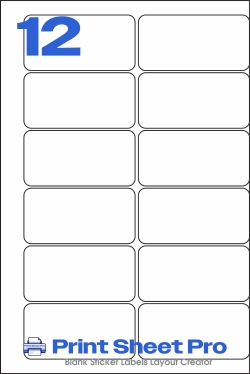 12UP 12UP_100x50_224x336_B50100 template for Perfect Labels