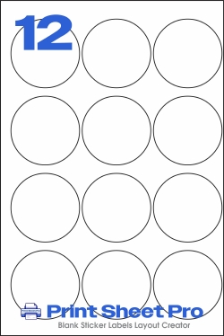 12UP 12UP_69dia_224x336_B690 template for Perfect Labels