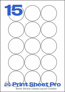 15UP 15UP_51dia_LDC51 template for Perfect Labels