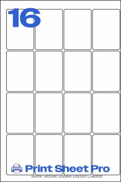 16UP 16UP_51x75_224x336_B5175 template for Perfect Labels