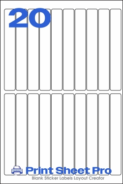 20UP 20UP_20x149_24x336_B20149 template for Perfect Labels