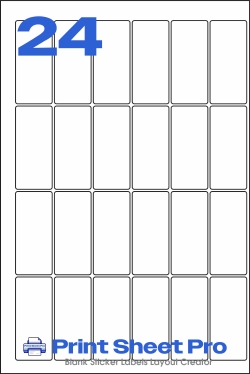 24UP 24UP_34x75_224x336_B3475 template for Perfect Labels