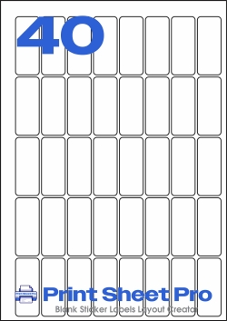 40UP 40UP_22x54_A2254 template for Perfect Labels