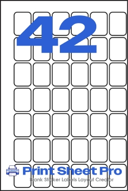42UP 42UP_16x22_120x180_S1622 template for Perfect Labels