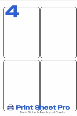 4UP 4UP_105x148_224x336_B105148 template for Perfect Labels