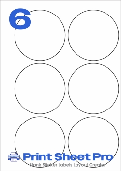 6UP 6UP_88dia_A88 template for Perfect Labels