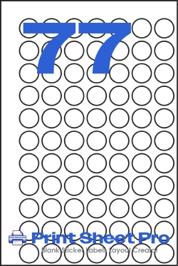 77UP 77UP_13dia_120x180_S13 template for Perfect Labels