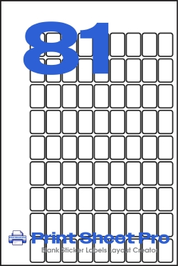 81UP 81UP_10x16_120x180_S1016 template for Perfect Labels