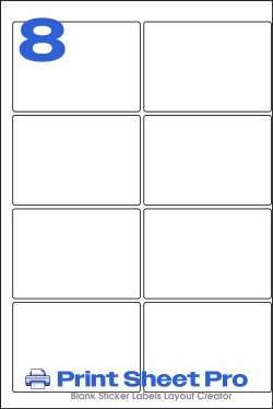 8UP 8UP_105x74_224x336_B74105 template for Perfect Labels