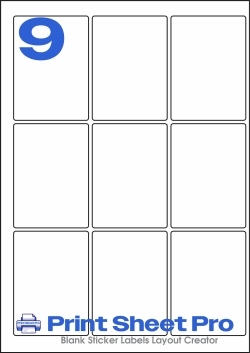 9UP 9UP_63x88_A6388 template for Perfect Labels