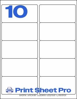 10UP 10UP_2x4-1_PLS591 template for Premium Label Supply