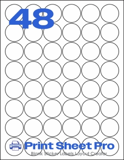 48UP 48UP_1.25dia_PLS615 template for Premium Label Supply