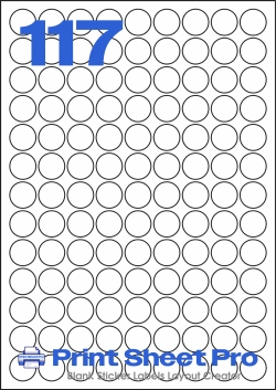 117UP 117UP-Circle-Template_20x20mm template for Redfern