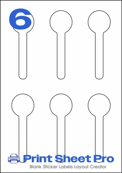 6UP 6UP-LID-Template_38.5x118mm template for Redfern