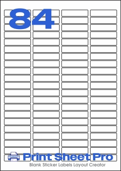 84UP 84UP-35mm-SLIDE-Template_46x11.11mm template for Redfern