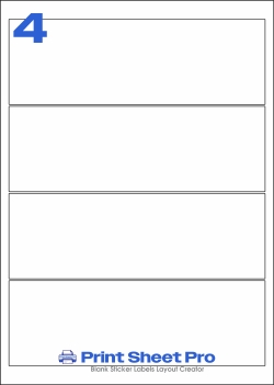 4UP 4UP_300x100_S009 template for RAYFILM