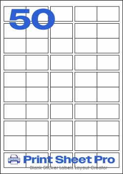 50UP 50UP_38x25.4_8050 template for RAYFILM