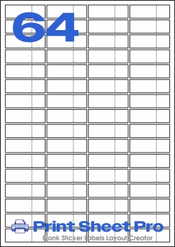 64UP 64UP_48x16_LZ00529 template for RAYFILM