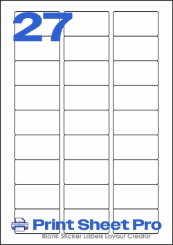 27UP A11a template for See-d Label