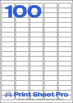 100UP A5a template for See-d Label